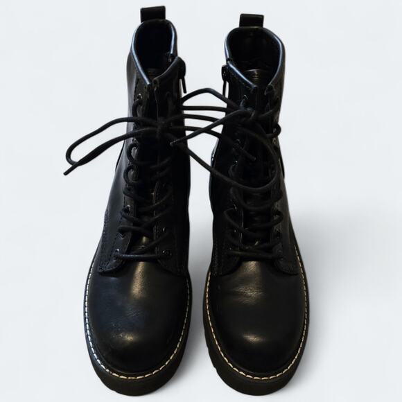 Madden Girl Carra Lace Up Combat Boots Womens Size 7.5 - Picture 3 of 7